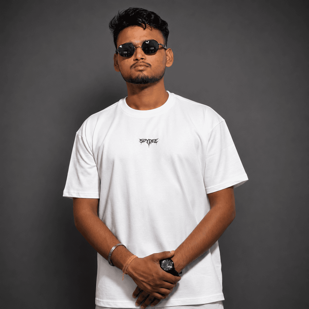 Awakened Warrior White oversized T-shirt  3