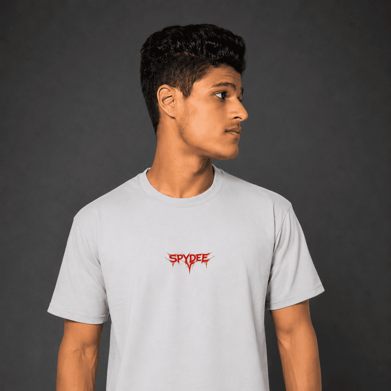 911 Midnight Machine Gray oversized t shirt 2