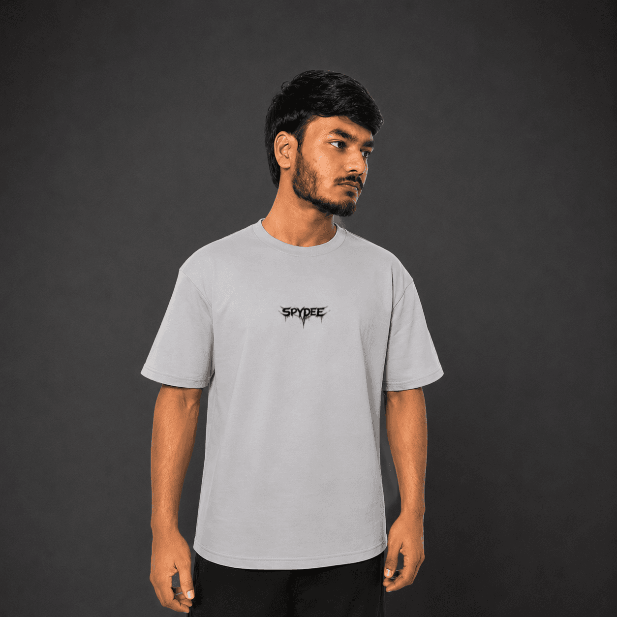 Sky Dominion Gray oversized t shirt 3