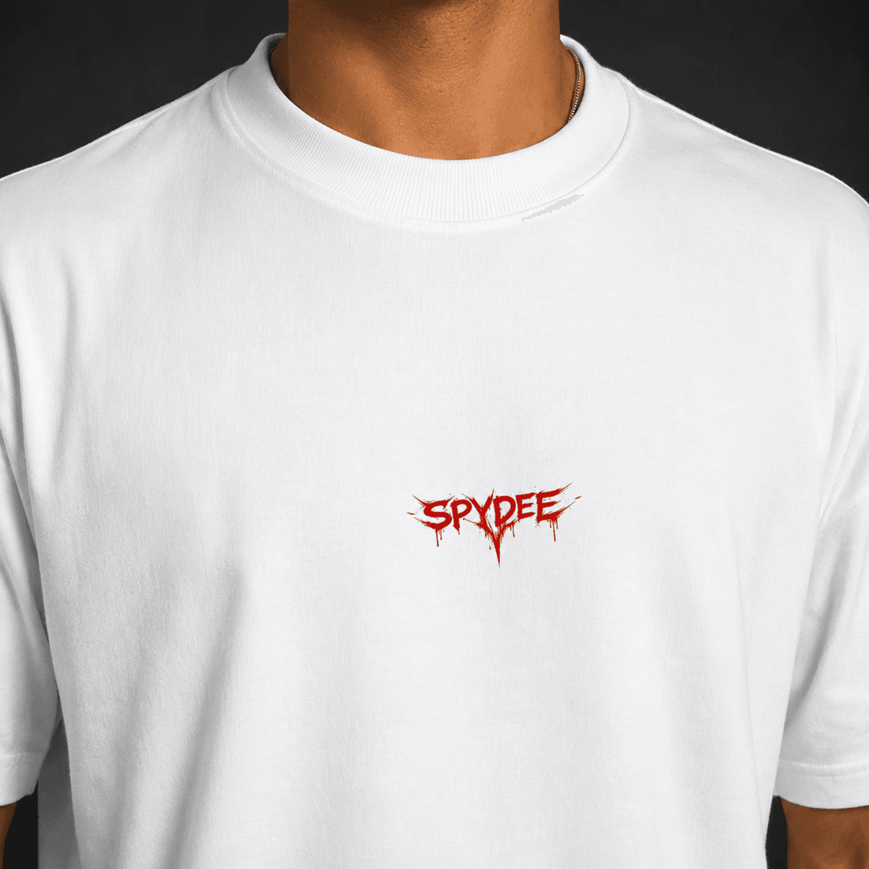 Alpha Instinct White oversized T-shirt  2