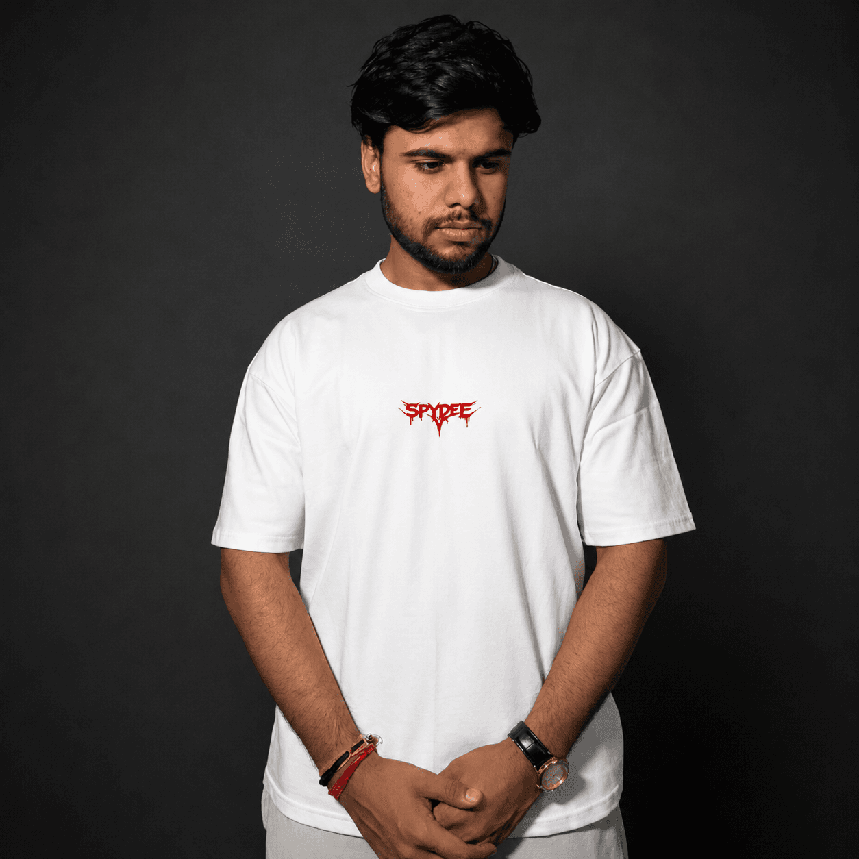 Alpha Instinct White oversized T-shirt  3
