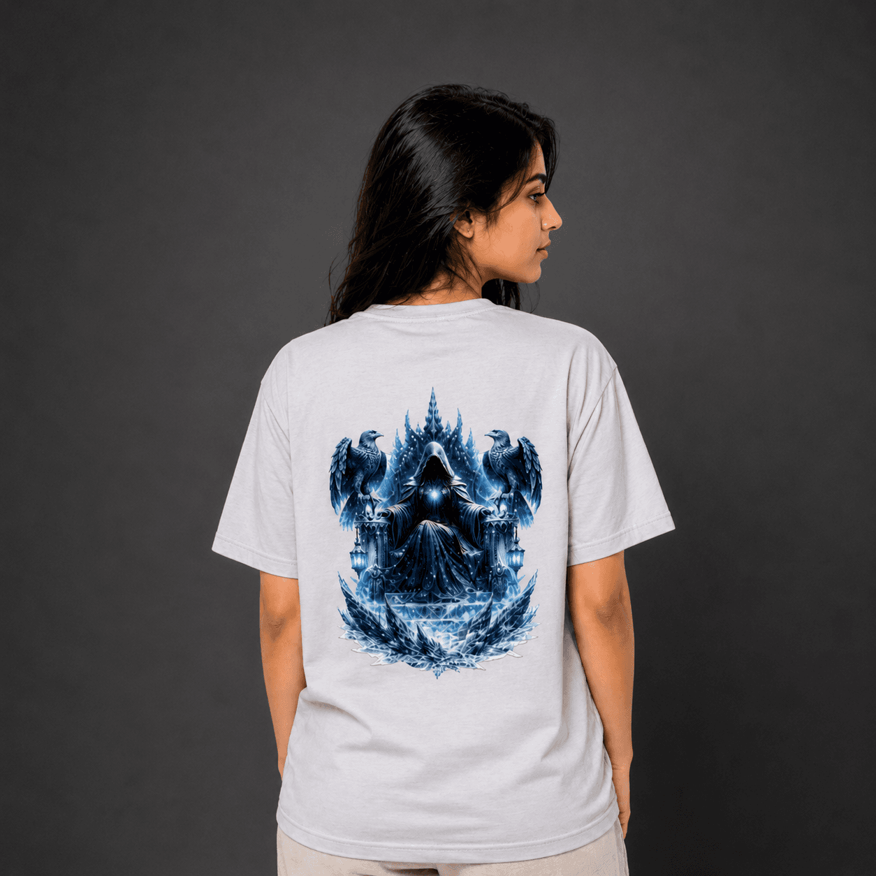 Frozen Sovereign gray Oversized T- shirts