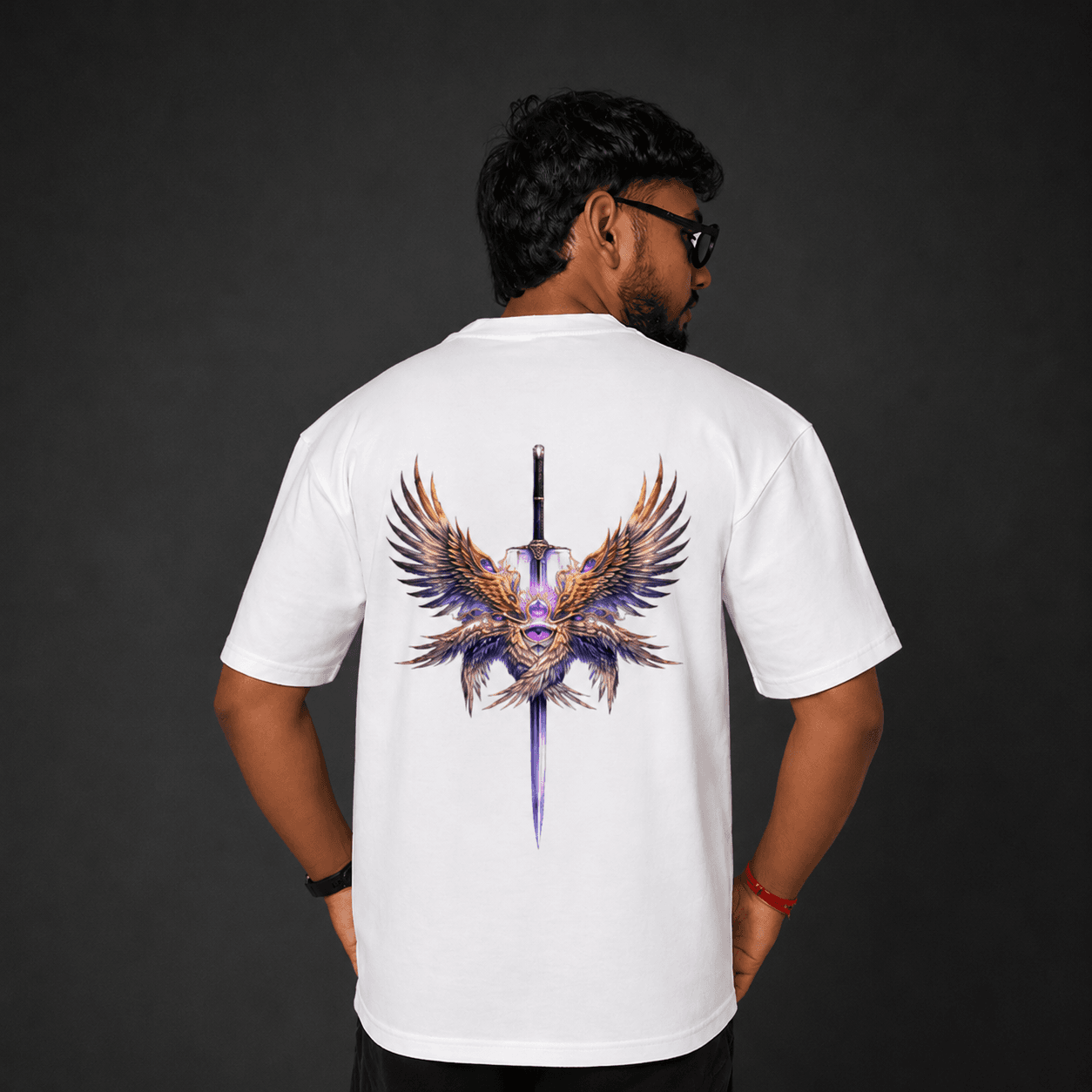 Celestial Blade Ascension White oversized T-shirt
